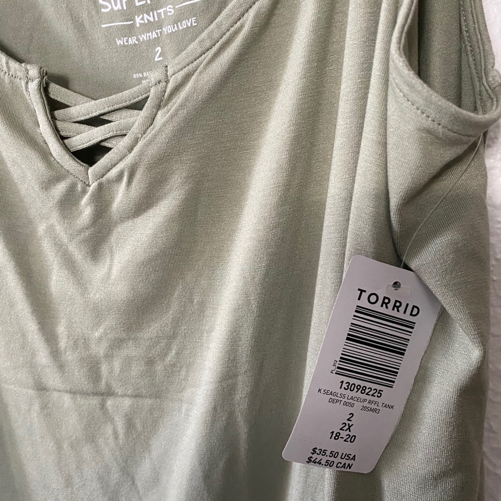 NWT Torrid Ruffle Tank Top - Picture 4 of 4